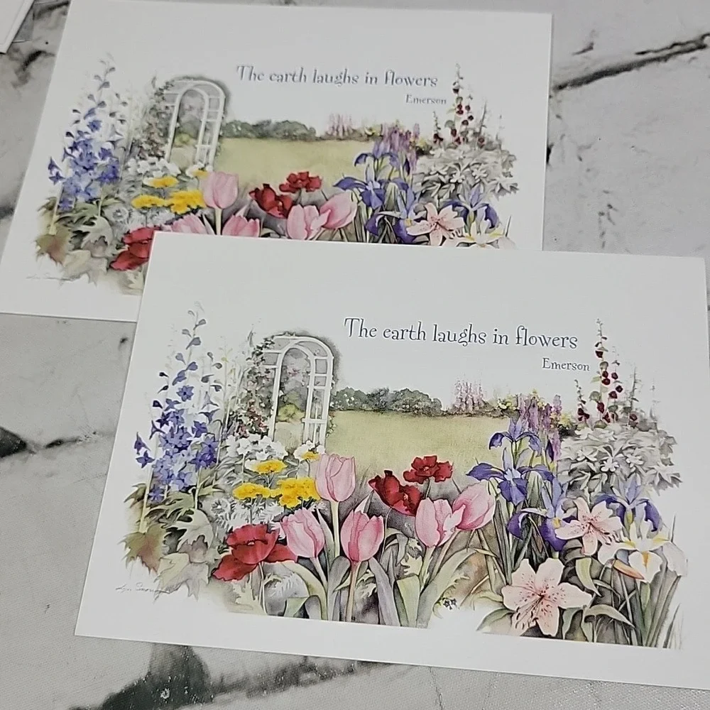 New Greeting Cards Notecards Lot Of 10 In 5 Styles Blank Susan G Komen Floral